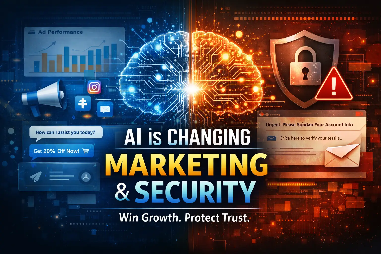 How AI Is Changing Digital Marketing and Cybersecurity