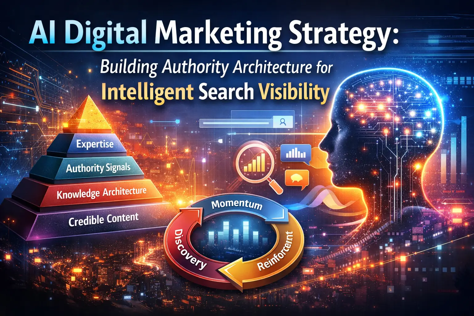 AI Digital Marketing Strategy: Building Authority Architecture for Intelligent Search Visibility